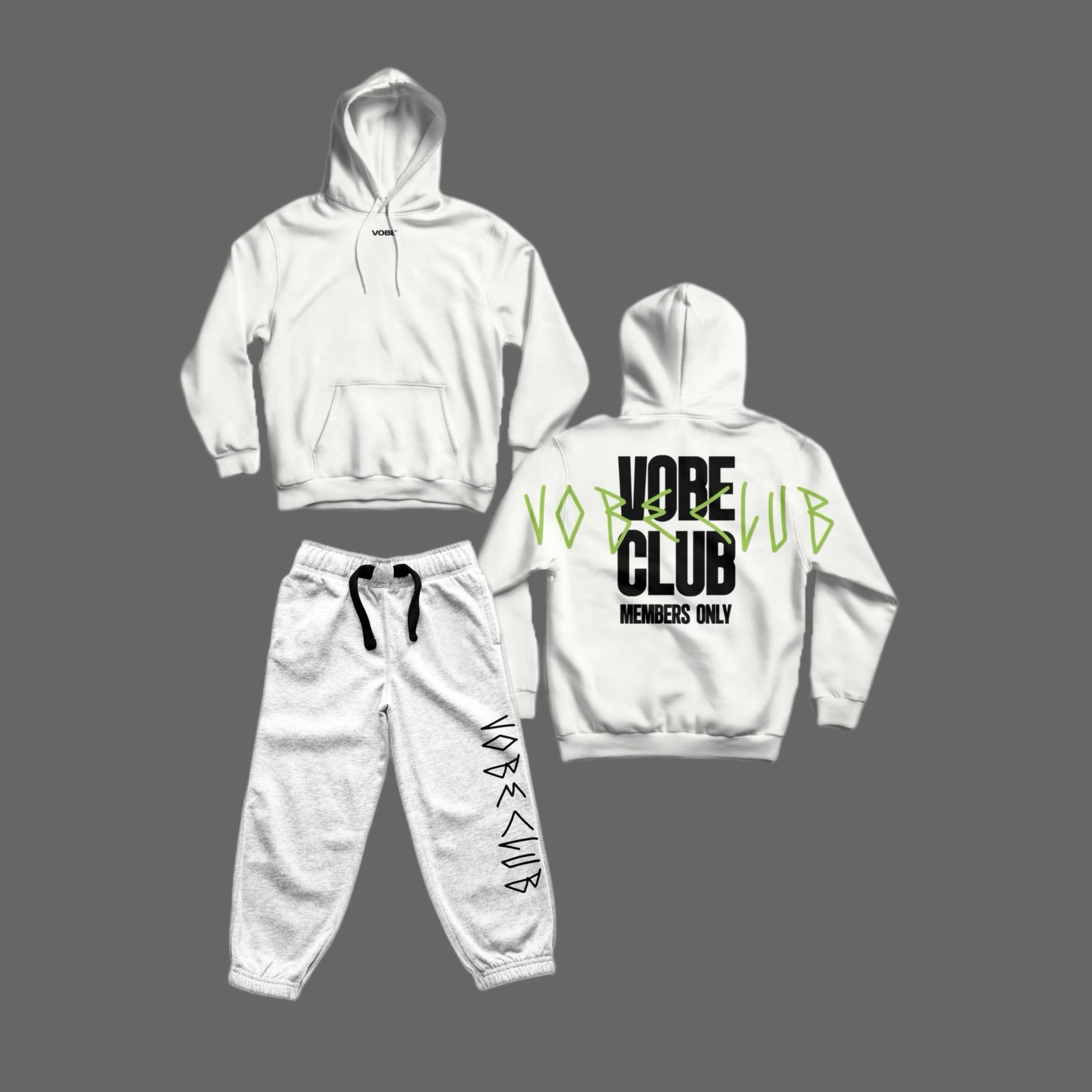 CONJUNTO MOLETOM + CALÇA “VOBE CLUB” (OFF)